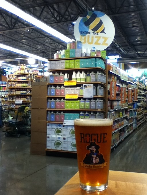 San Diego beer in a Portland glass...ironic.