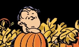 Linus Waiting For the Great Pumpkin Snooppy Halloween LinusWaiting