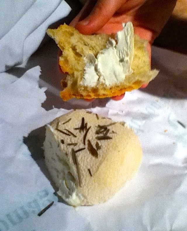 Romarin Cheese closeup