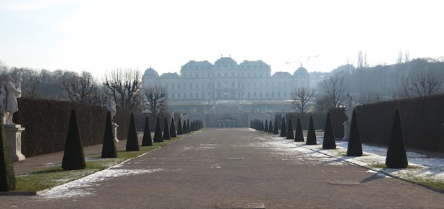 Belvedere Gardens Vienna Austria