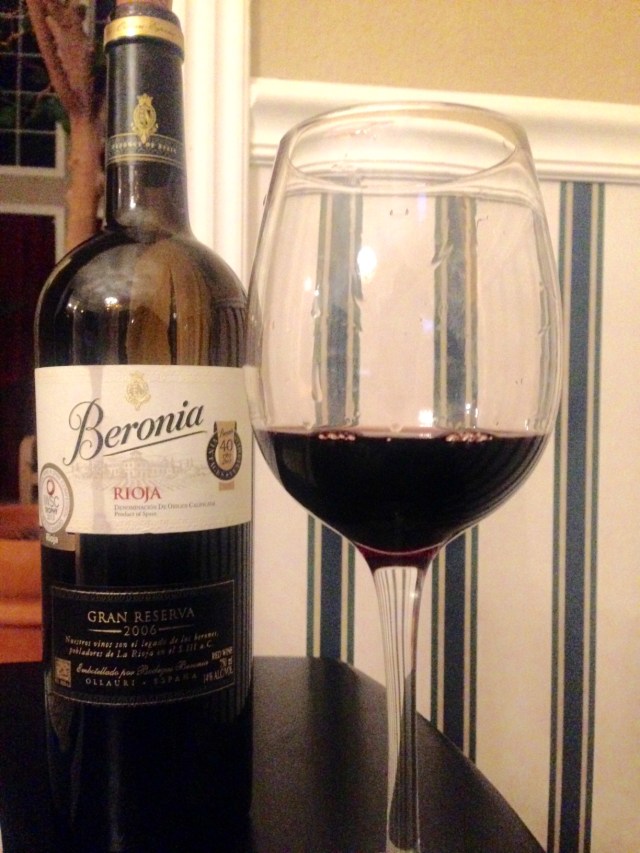 Beronia Rioja Spain Gran Reserva 2006