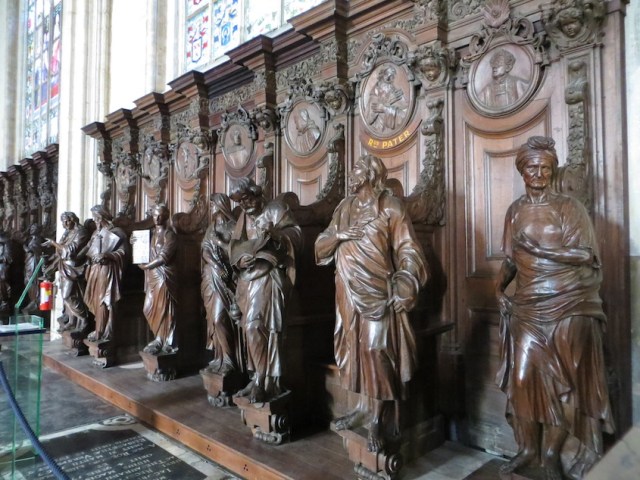 Wood Stalls Antwerp Basilica