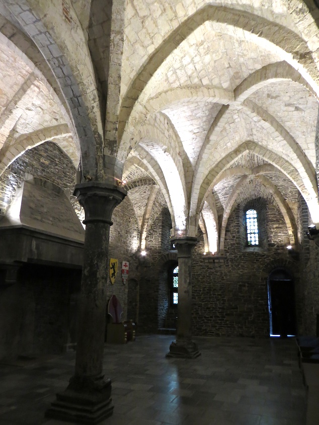 Ghent Castle arches