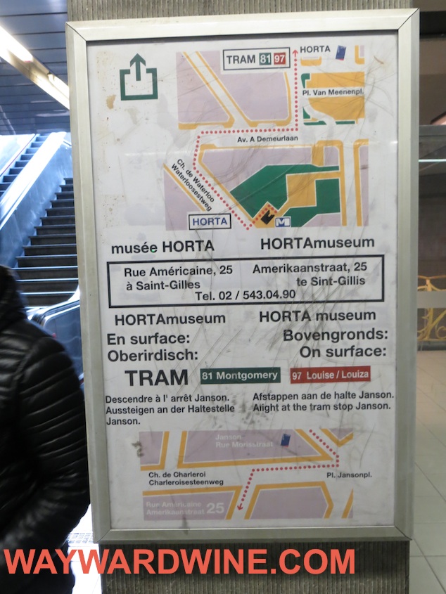 Hort Museum Metro Map Brussels
