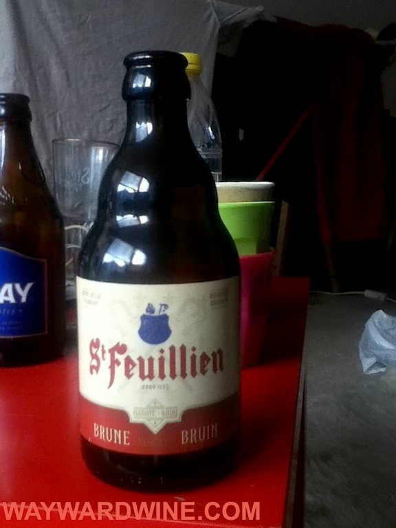 St Feullian Brune Beer Belgium