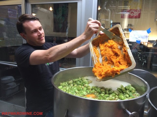 Aaron Adds Squash to Hops Wort