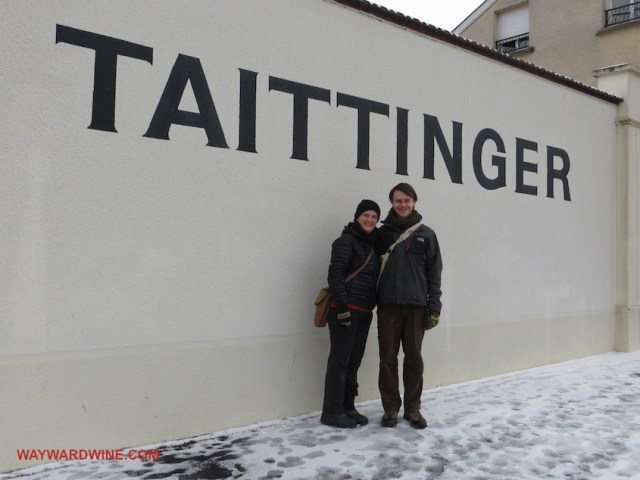 Taittinger Sign Tracy Aaron