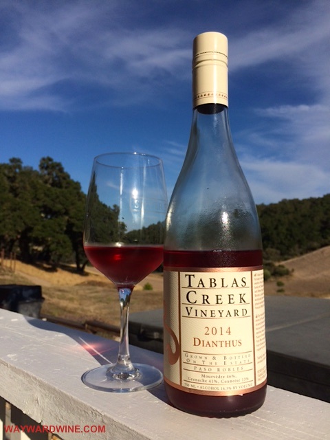 Tablas Creek Dianthus 2014 rose Paso Robles