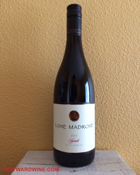 Lone Madrone Syrah 2010 Paso Robles