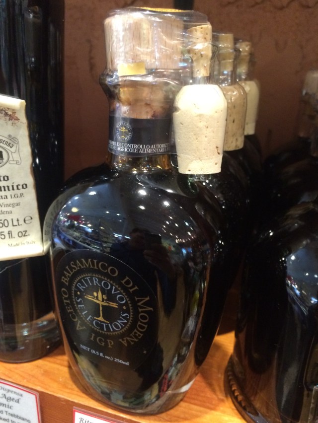 Many-corked balsamic Vinegar