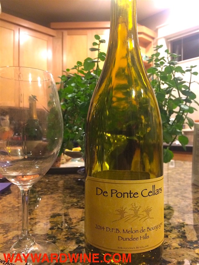 De Ponte Cellars Melon de Bourgogne 2014