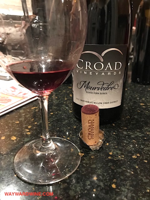 Croad Vineyards Mourvedre Paso 2011